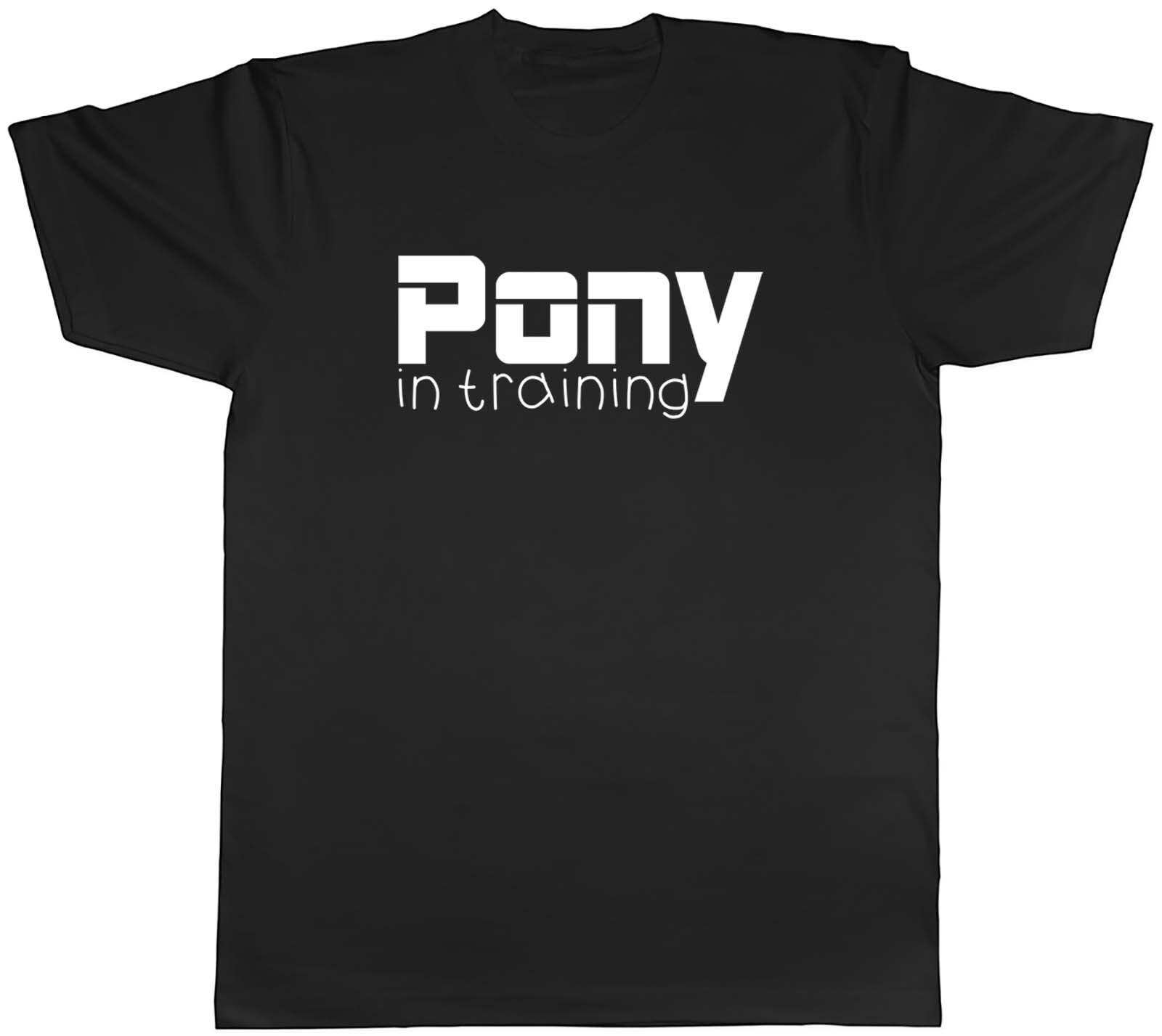 Pony Animal in Training Mens Unisex T-Shirt Tee S