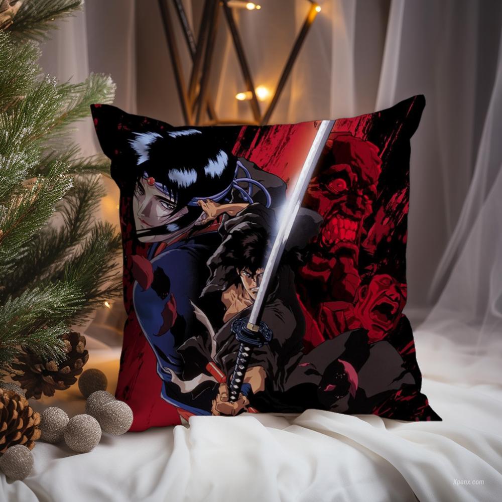 N-Ninja S-Scroll Game Cushion Cover Premium Comfort Reversible Pillow Cove -Two In One Design for Any Room & Car Interior