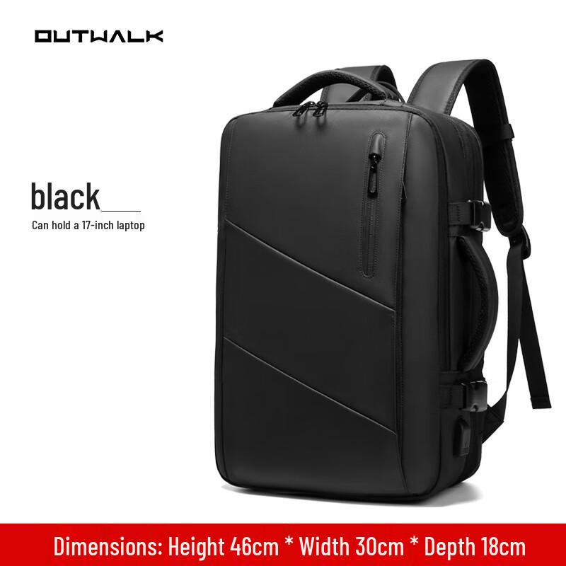 Lishin Men s Business Casual Oxford Laptop Backpack