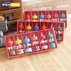 Christmas Wooden Carousel Horse Miniature Ornaments Christmas Tree Hanging Pendants New Year Gift Toy For Kid Home Party Decor