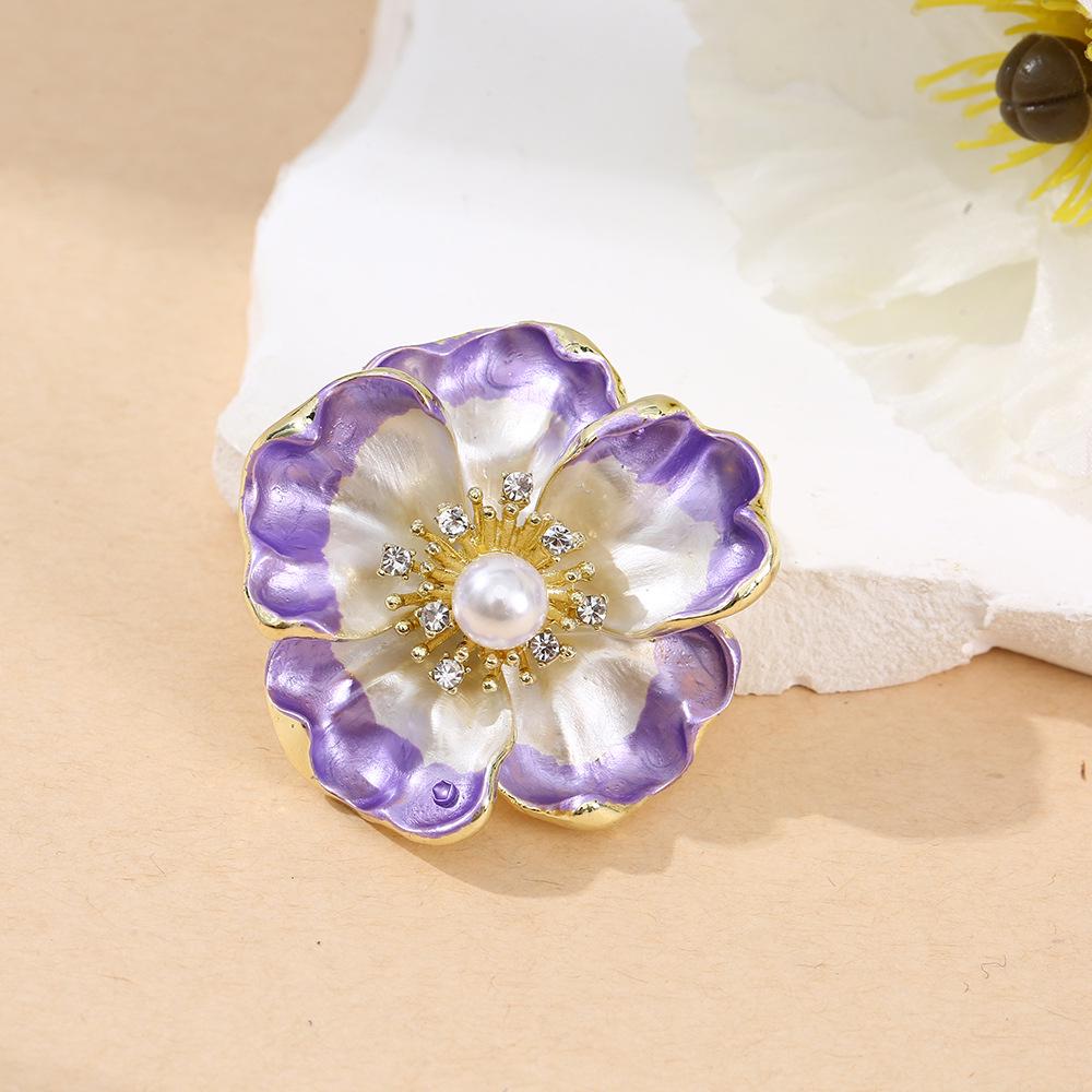 Broche Pivoine Chinoise Élégante: Corsage de Perles Haut de Gamme pour Manteaux, Cheongsams et Hanfu