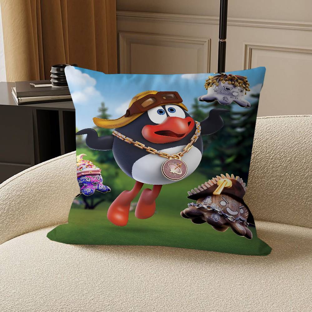 Cartoon S-Smeshariki Pillow Gift Home Office Decoration Bedroom Sofa Car Cushion Cover Case 45x45