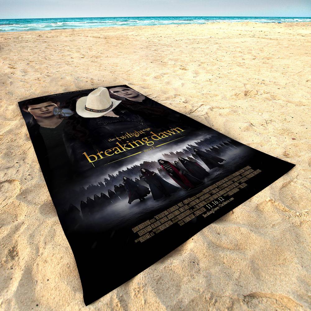 Classic Movie Twilight Big Microfiber Beach Towels Quick Dry Towel Sand Beach Towels Pool Towel For Travel Swim Pool Yoga