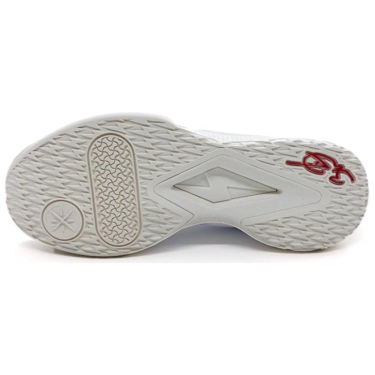 Li Ning Wade Generation Z Comfortable Minimalist Non-Slip Wear-Resistant Low-Top Basketball Shoes Men sneaker White ABPU039-1