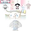 Adorable Japanese Kuromi My Melody Cinnamoroll Plush Doll Bag Pendant Soft Toy