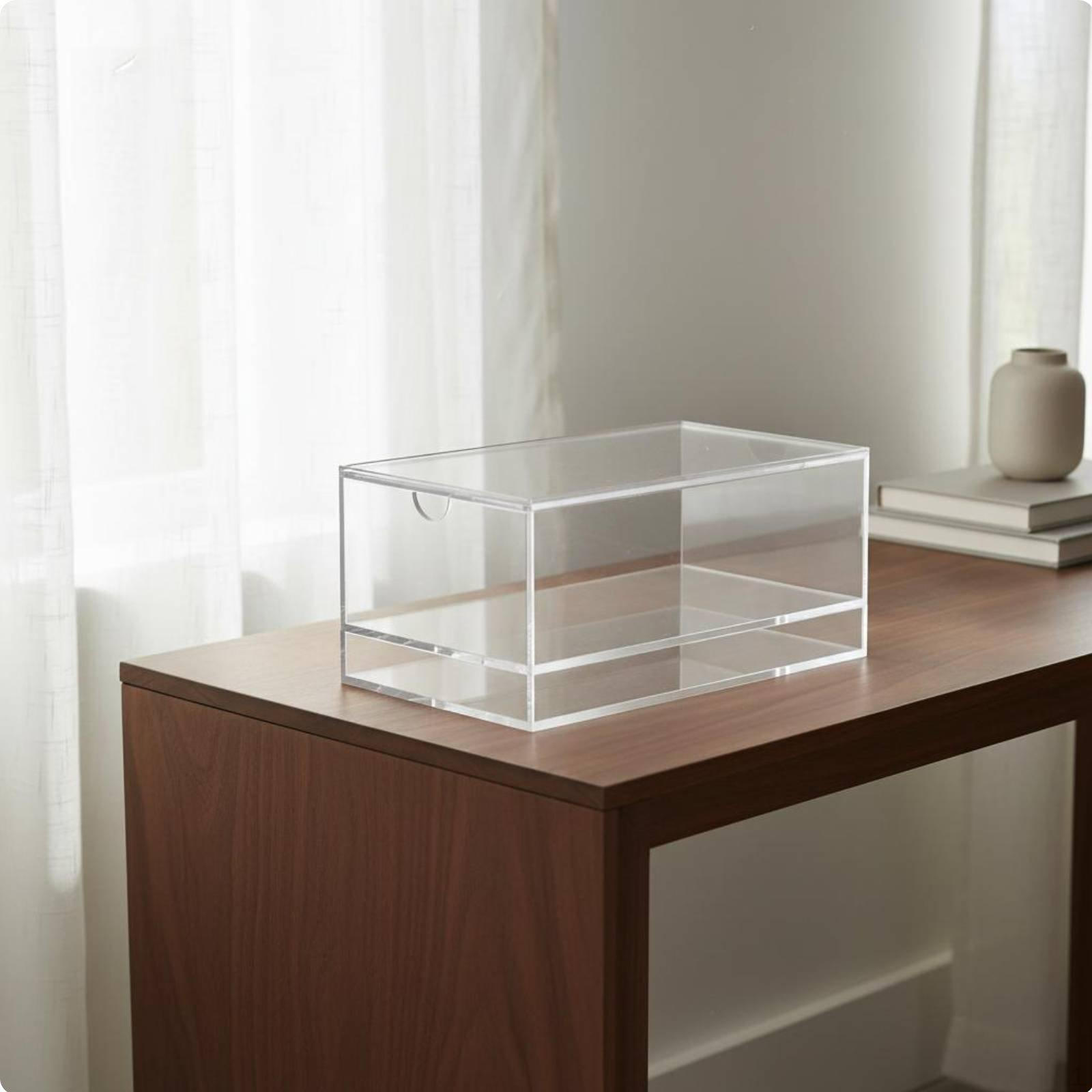 American Mahjong Tile Box Sliding Lid Storage Scratch Protection Film