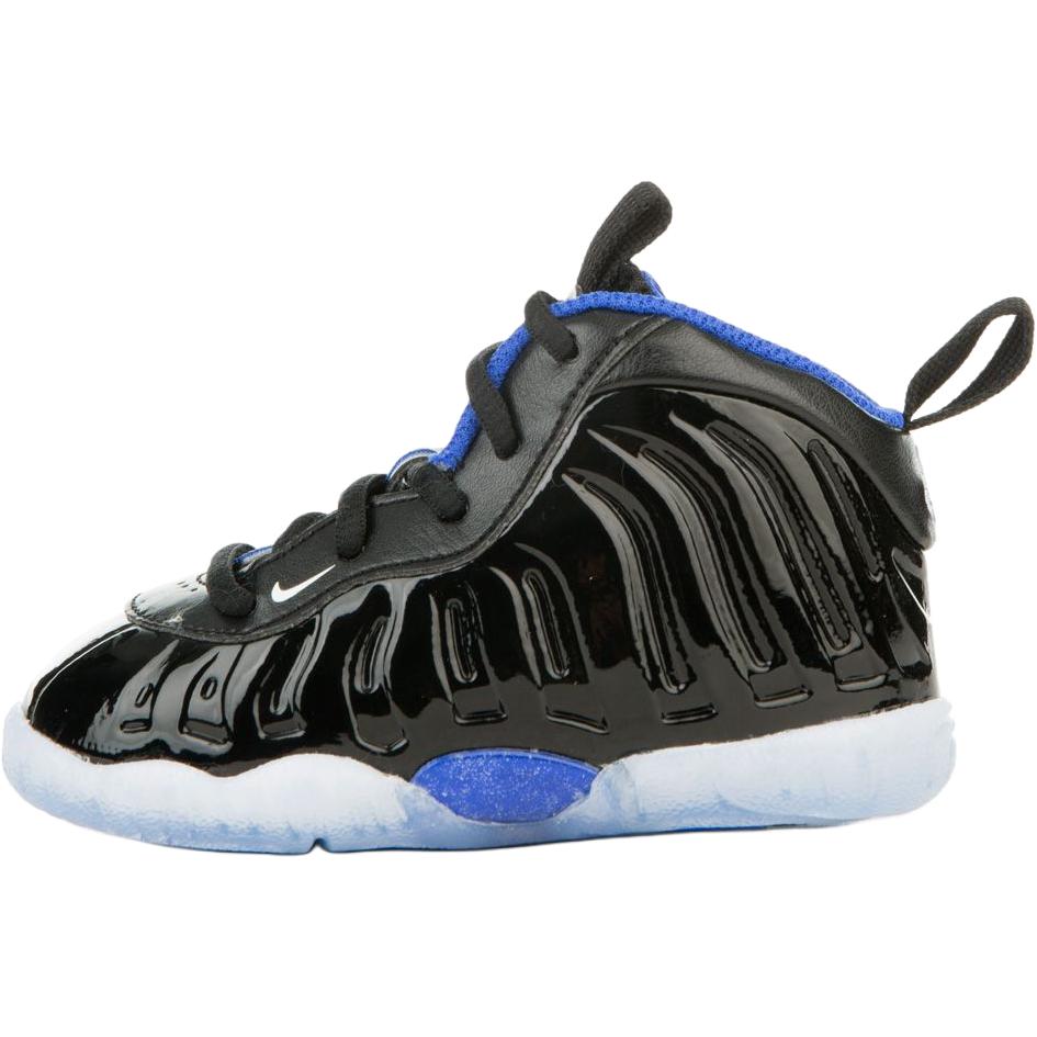 

New Nike Air Foamposite One Abrasion Resistant Mid Top Toddler Shoes Black Infant And Toddler 723947-006 22