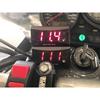 Temperature Meter Water Tank Retrofit 0~120°C Monitor Red Blue Indicator Warning 12V Motorcycle Thermometer With Sensors
