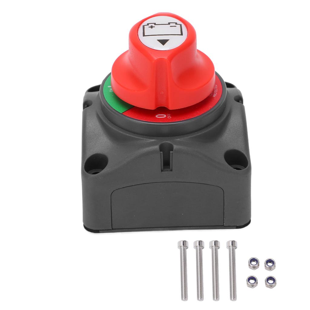 Battery Power Cutoff Master Switch On Off 2 Positions Insulated for Car RV ATV Boat 12V‑48V DC