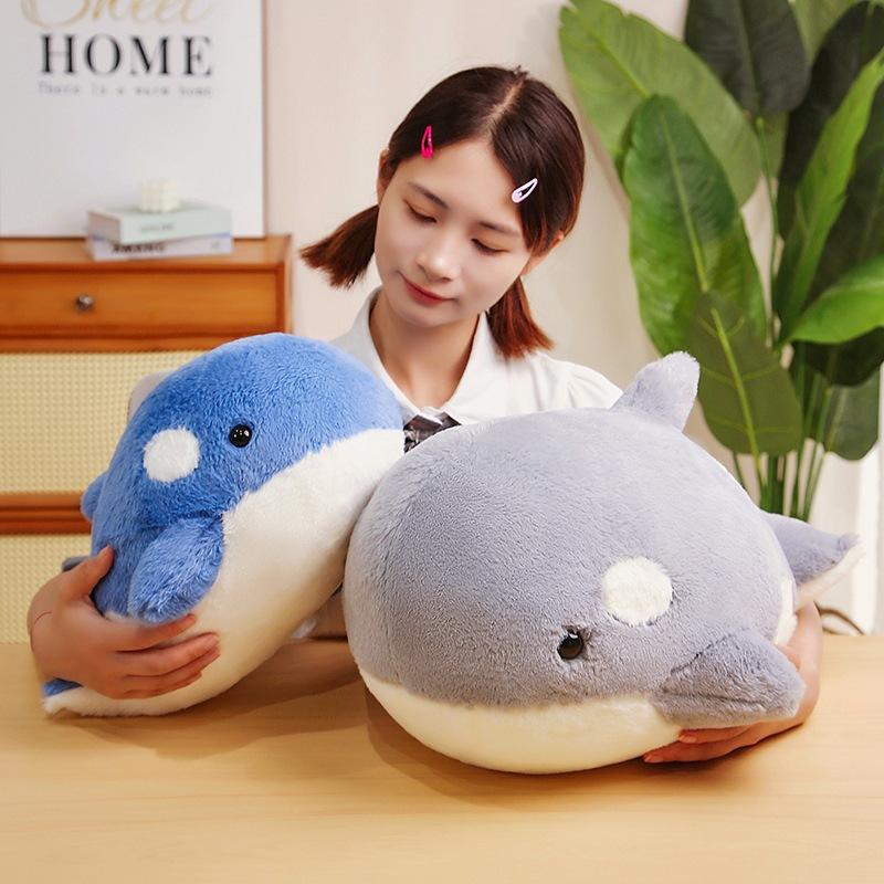 Cartoon Soft Sea Animal Killer Whale Doll Plush Toy Baby Killer Whale Doll Children Companionship Soothing Rag Doll