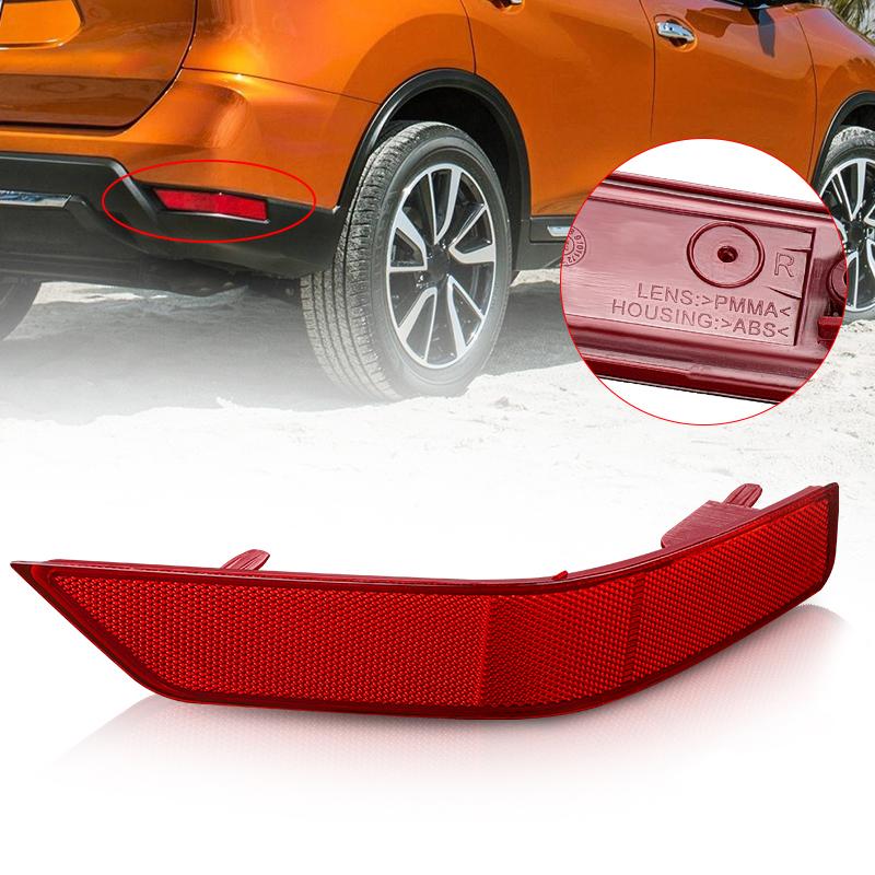 Rear Bumper Reflector Fog lamp Reflector Lights Cover For Nissan Rogue X-Trail T32 2017 2018   265606FV0A 265656FV0A