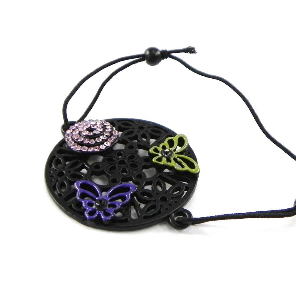 NOA [H8746] - Designer Bracelet 'Carmen' Purple Green