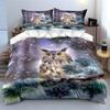 Owl with Pine Branches. Bedding Sets Duvet Cover Sets Duvet Covers Pillowcases(1* Duvet Cover 2* Pillowcases Without Duvet Insert)