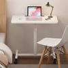 Adjustable Bedside Laptop Table With Wheels Foldable Mobile Computer Desk Small Table Study Desk Simple Lazy Wood Bed Side Table Sofa Side Table