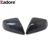 For Tesla Model X 2016 2017 2018    Carbon Fiber Car Rearview Mirror Cover Trim Side Wing Mirrors Cap Accessories