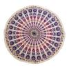 Small Mandala Roundie Cotton Art (130cm) – Peacock Purples