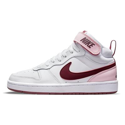 Court Borough Mid 2 White Pink Foam GS Sneakers CD7782-104