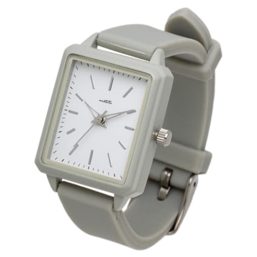 

Fieldwork Women s Analog Watch with Silicone Strap, Rectangular, Tango Gray, JN027-2