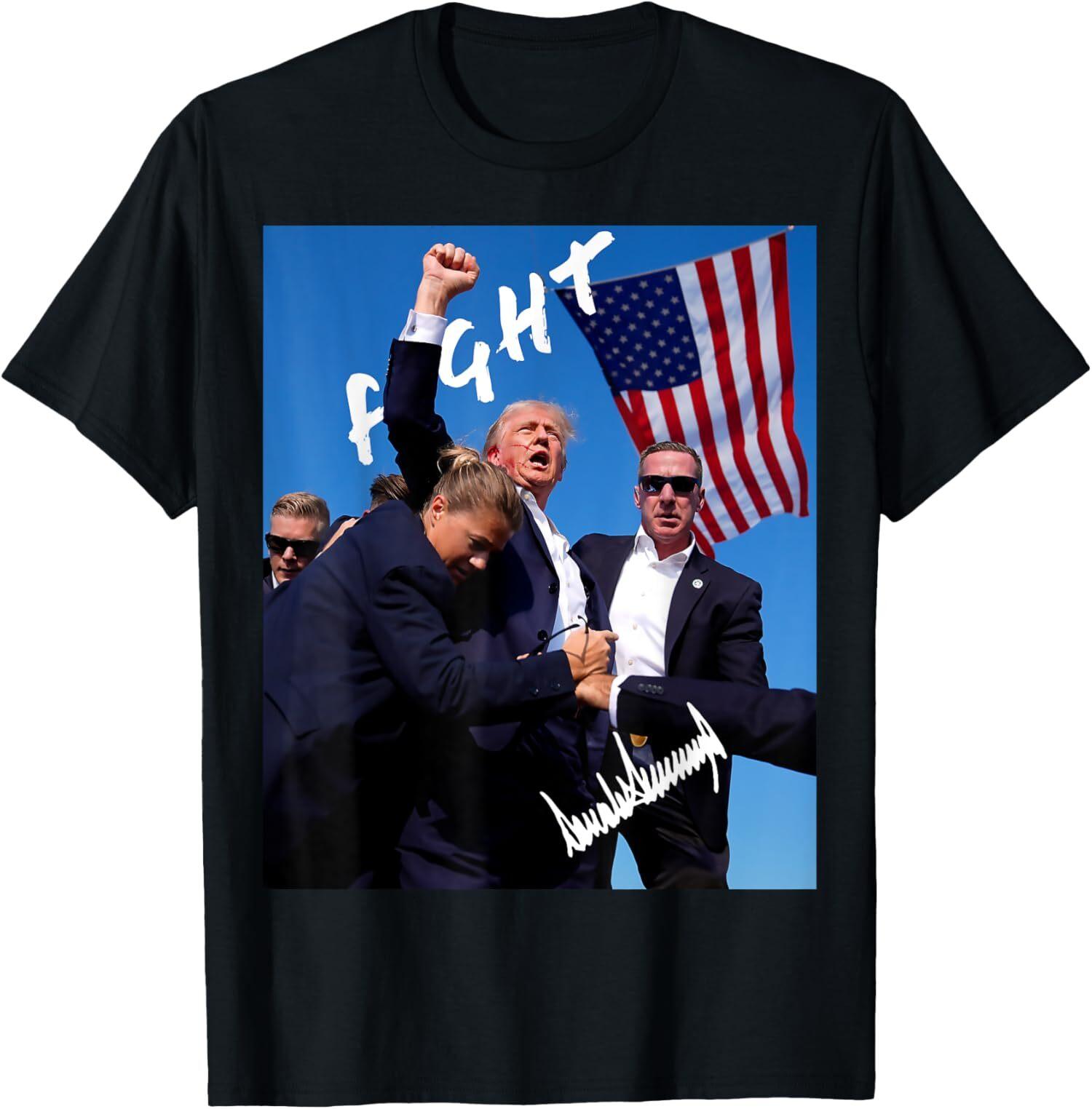 Trump Signature Edition Politic Election Design Unisex T-Shirt S разноцветный
