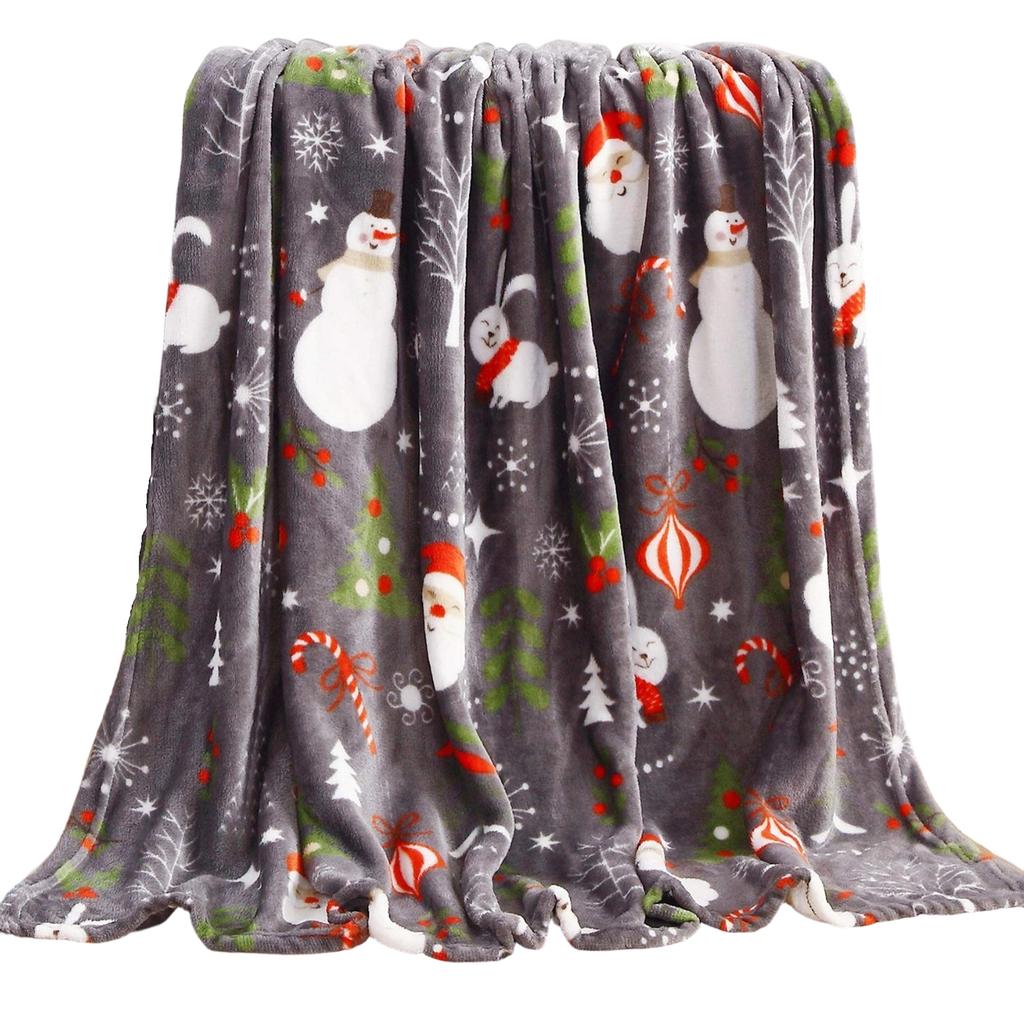Christmas Blanket. Universal Blanket For The Whole Family. A Must-have For Home Parties