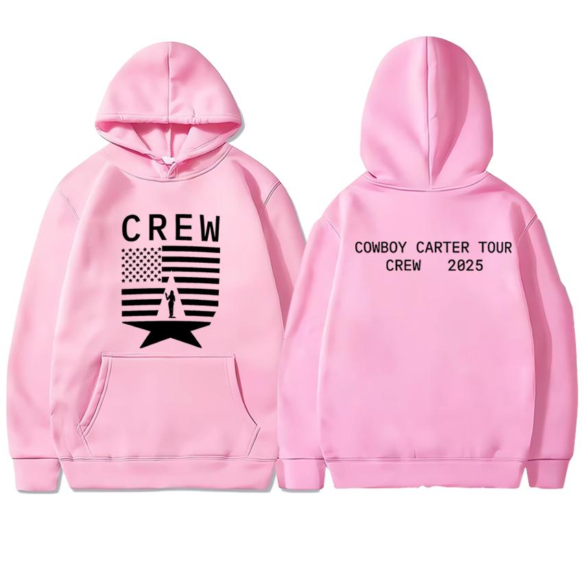 Hot Singer Beyoncé Tour 2025 Double Sided Printed Hoodies Unisex Harajuku Fashion Sweatshirt Unisex Fleece Long Sleeve Pullovers