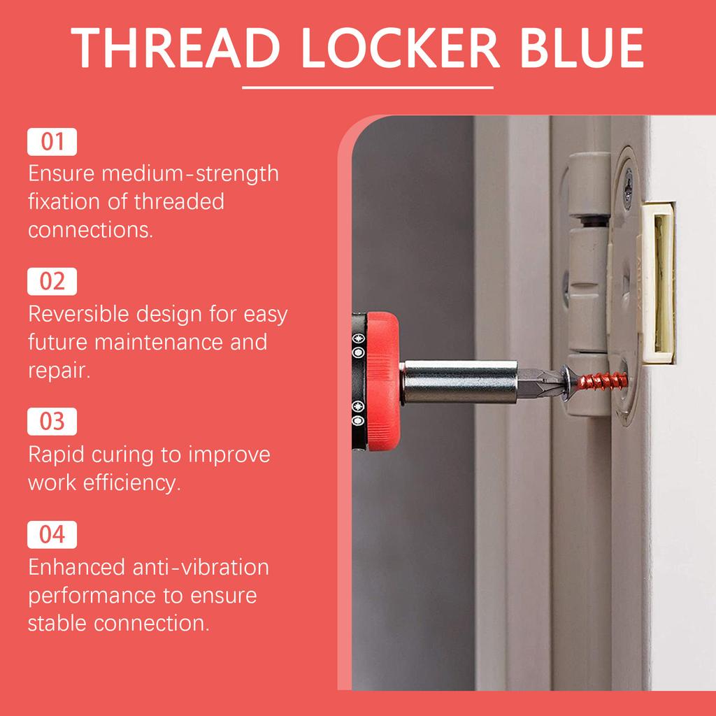 50ml Threadlocker Anaerobic Glues Anti Loose Screw Glues Fastening Sealant Quickly Cured Thread Locking Agent Sealant For Screws