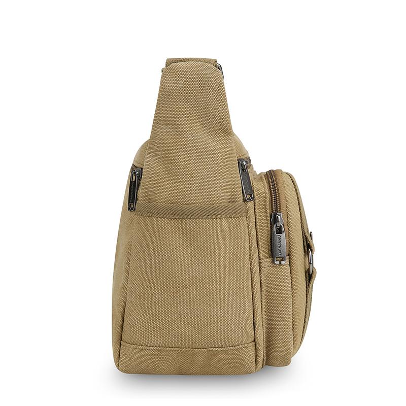 Borsa a Spalla in Tela da Uomo – Elegante Borsa a Tracolla Messenger Tote per Viaggi Casual e Uso Quotidiano