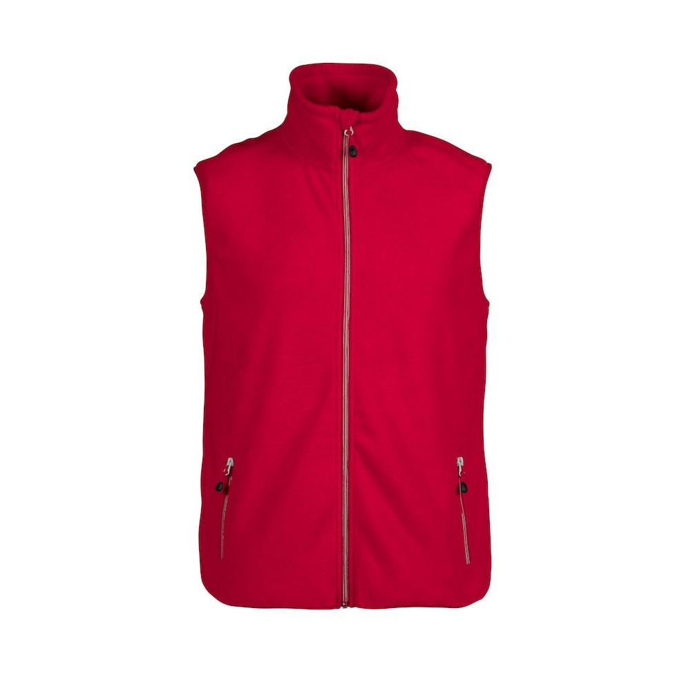 Printer RED Mens Sideflip Sleeveless Fleece Top