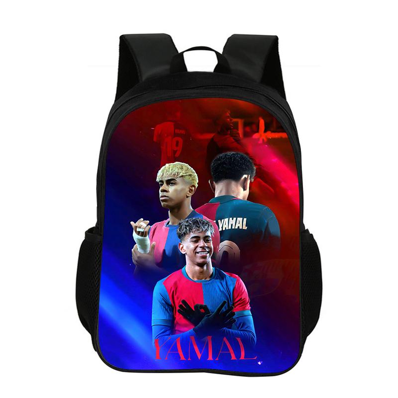 L-Lamin Yamal Schulrucksack Fußballstar Rucksack Kinder Schultasche Rucksack Mode Schultasche Fußball Sportrucksack Kindergeschenk