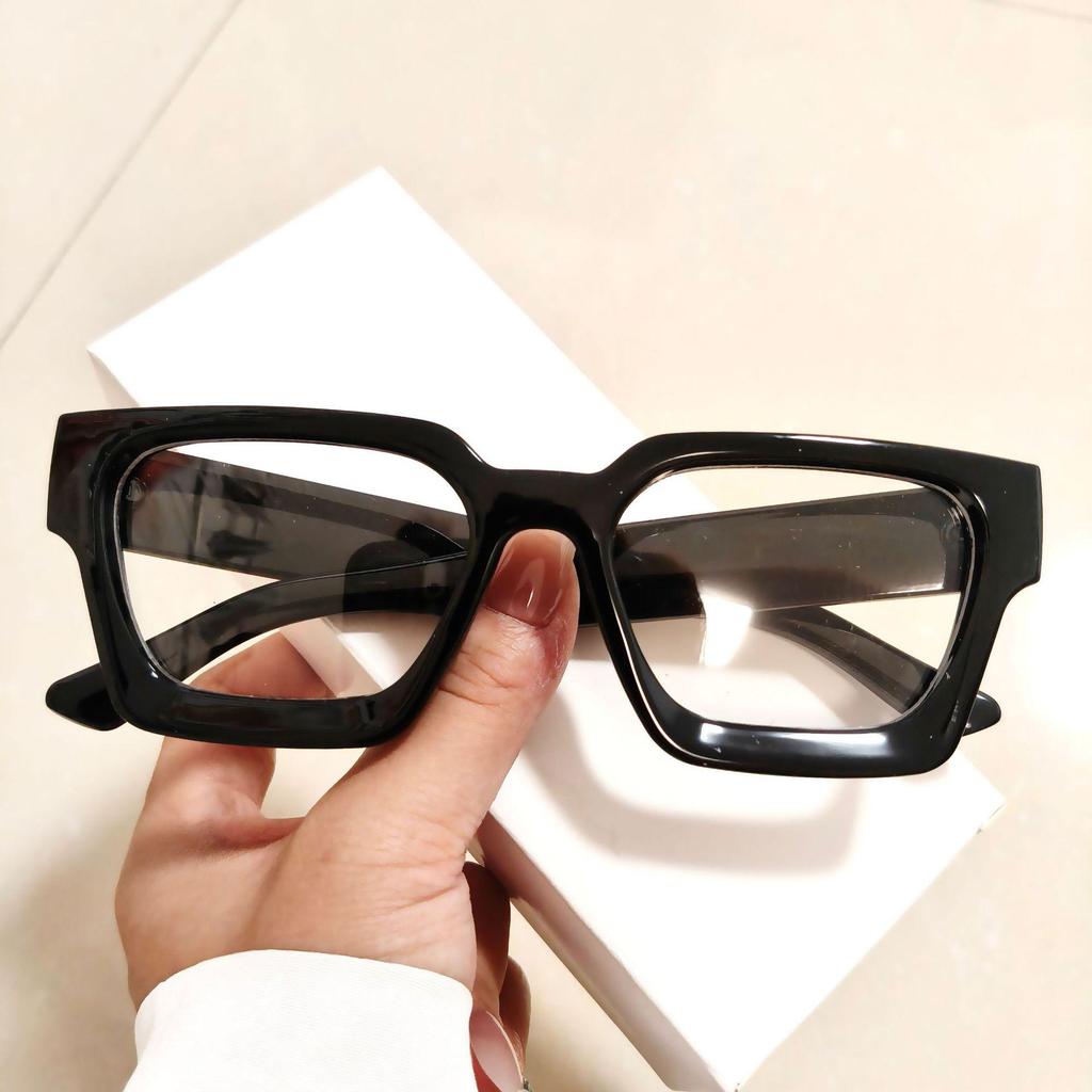 2025 Stylish Small Square Anti-Blue Light Glasses with Clear Lenses