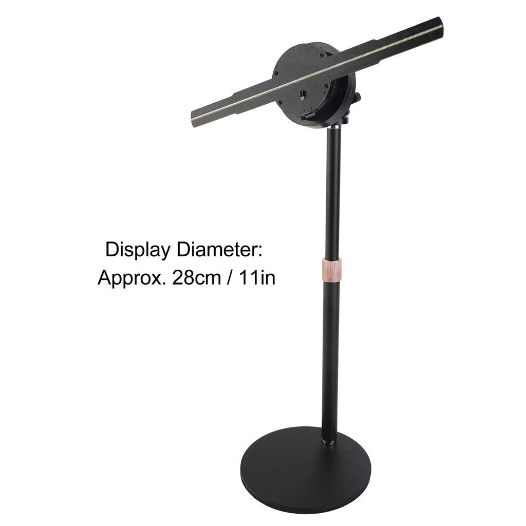 3D Holographic Fan Ultra HD 256 LED Support WiFi APP Hologram Projector Fan with 16GB Memory Card for Win 11in 3D Hologram Fan