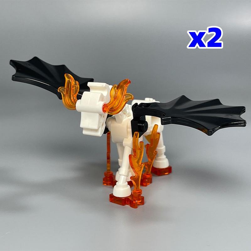 MOC Bricks Mount Action Figure Tang Monk King Horse battle Scene Horseback Warrior Accessories Building Blocks Boys Toys