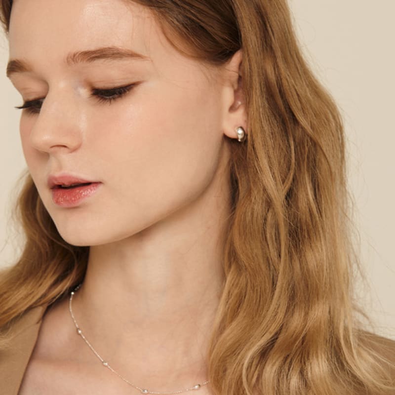 Murmur [925silver]Twinkle Bean Necklace