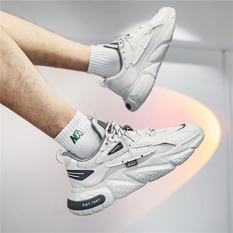 Popular Men's 2024 New Sneakers Breathable Soft Anti Slip Wear Resistant Fashion Running Shoes Comfortable Casual Training Shoes
