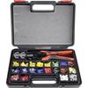 TOOLCRAFT PZ-507 Crimping Tool Set 1365635 439 Pieces for Terminals, for Flat Connector, for Faston Terminals, P