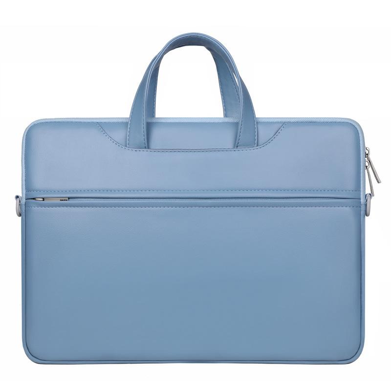 

TS JYL laptop bag,Solid Laptop Handbag Casual Men Crossbody Shoulder Briefcase 15.6 inches синій