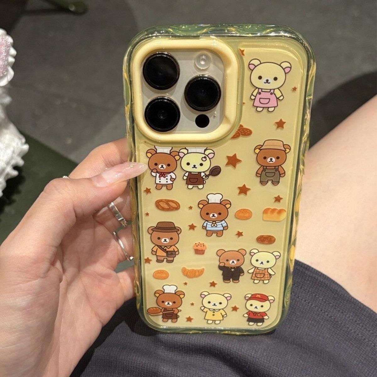 

Cartoon for Apple Phone Case with Chain 2-in-1 for Apple Phone Protective Case Magnetic Female Cartoon Case Soft Case For iPhone 16PROMAX