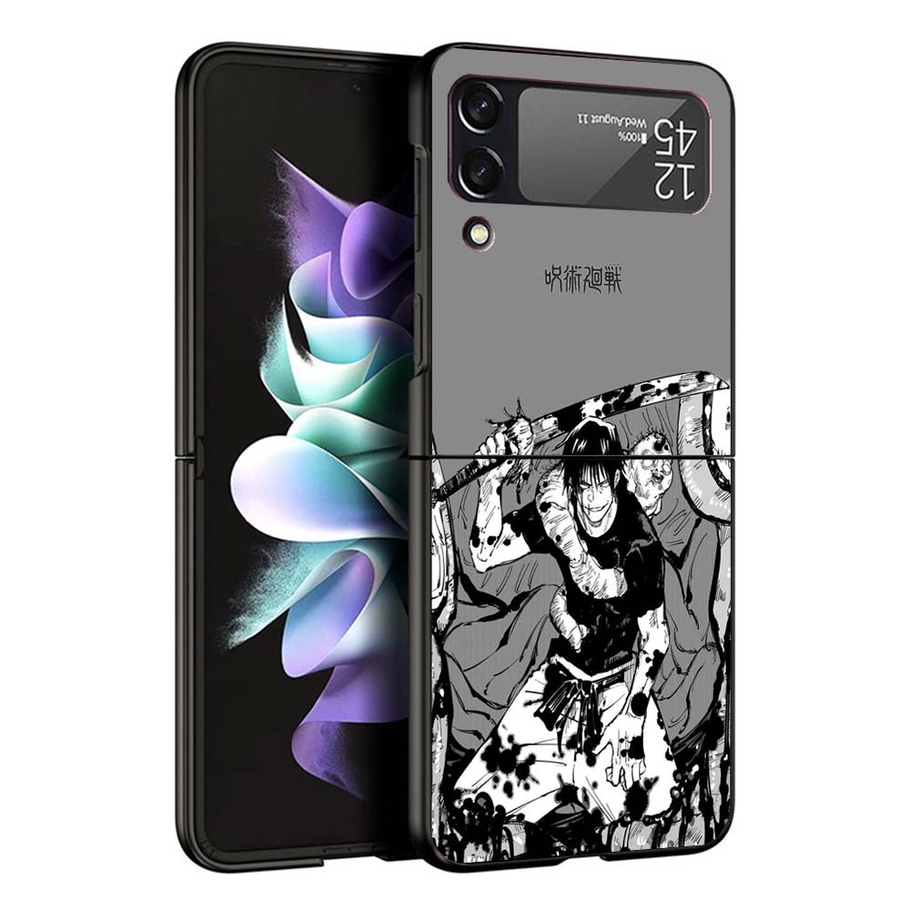 JusuKaisen Fushiguro Toji Phone Case For Samsung Galaxy Z Flip7 Flip6 5G Flip5 Flip4 Flip3 ZFlip 7 6 3 4 5 Shockproof Back Cover