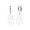 [Limited Edition] Silver 925 White Haribo Ring Earrings