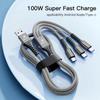 Car Interior Charger 3 In 1 Charging Cable Auto Accessories For Alfa Romeo Giulietta Mito 159 Giulia Stelvio 156 147 Tonale ofh853