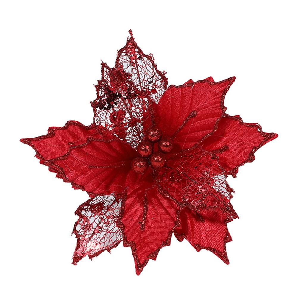 Exquisite Design Maple Leaf Decorations Simulated Christmas Flower