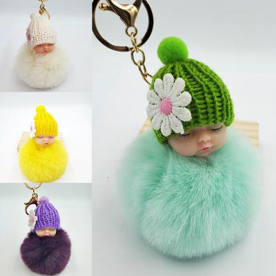 Bag Car Cartoon Crafts Plush Doll Pendant Ball Keychain Doll Fur Small Gift