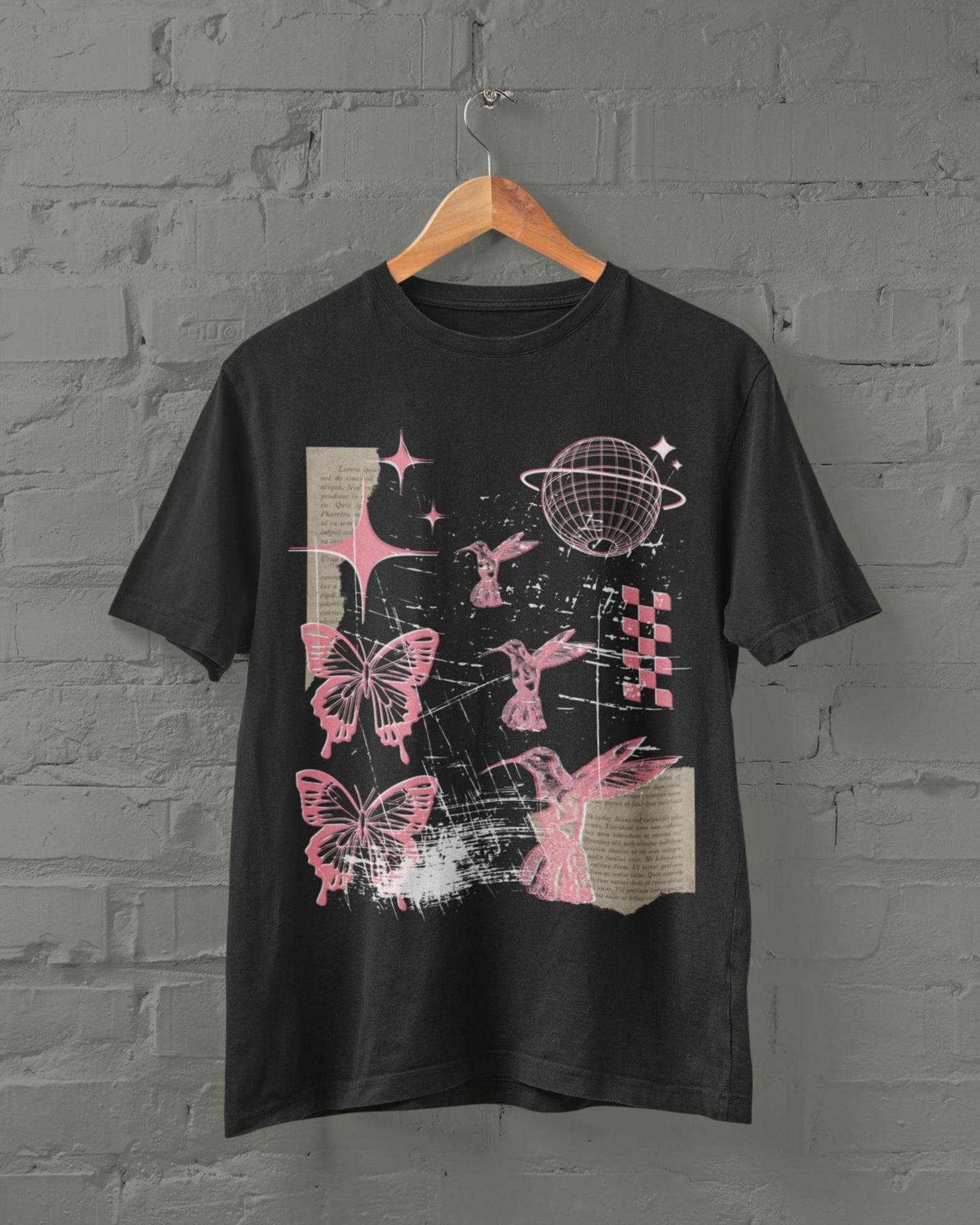 Cyberpunk Y2K Pastel Goth Shirt,Alt Clothing,Vaporwave Shirt,Retro 80s shirt,Vaporwave Art,Retro T shirt,Mushroom Aesthetic Shirt XL