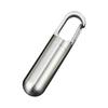 Compact Stainless Steel Waterproof Pill Box with Moisture-Proof Compartment