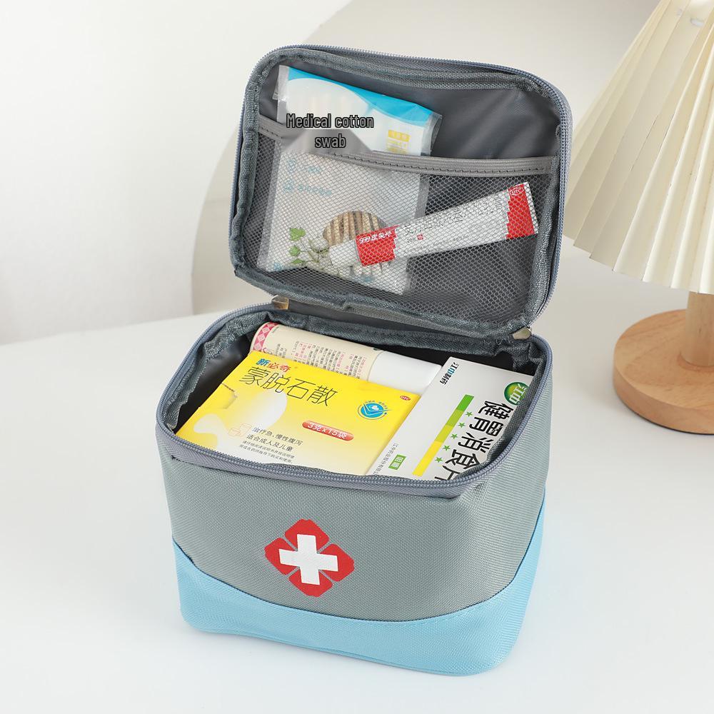 Large Capacity Portable Medicine Storage Bag - Home & Travel Emergency Kit