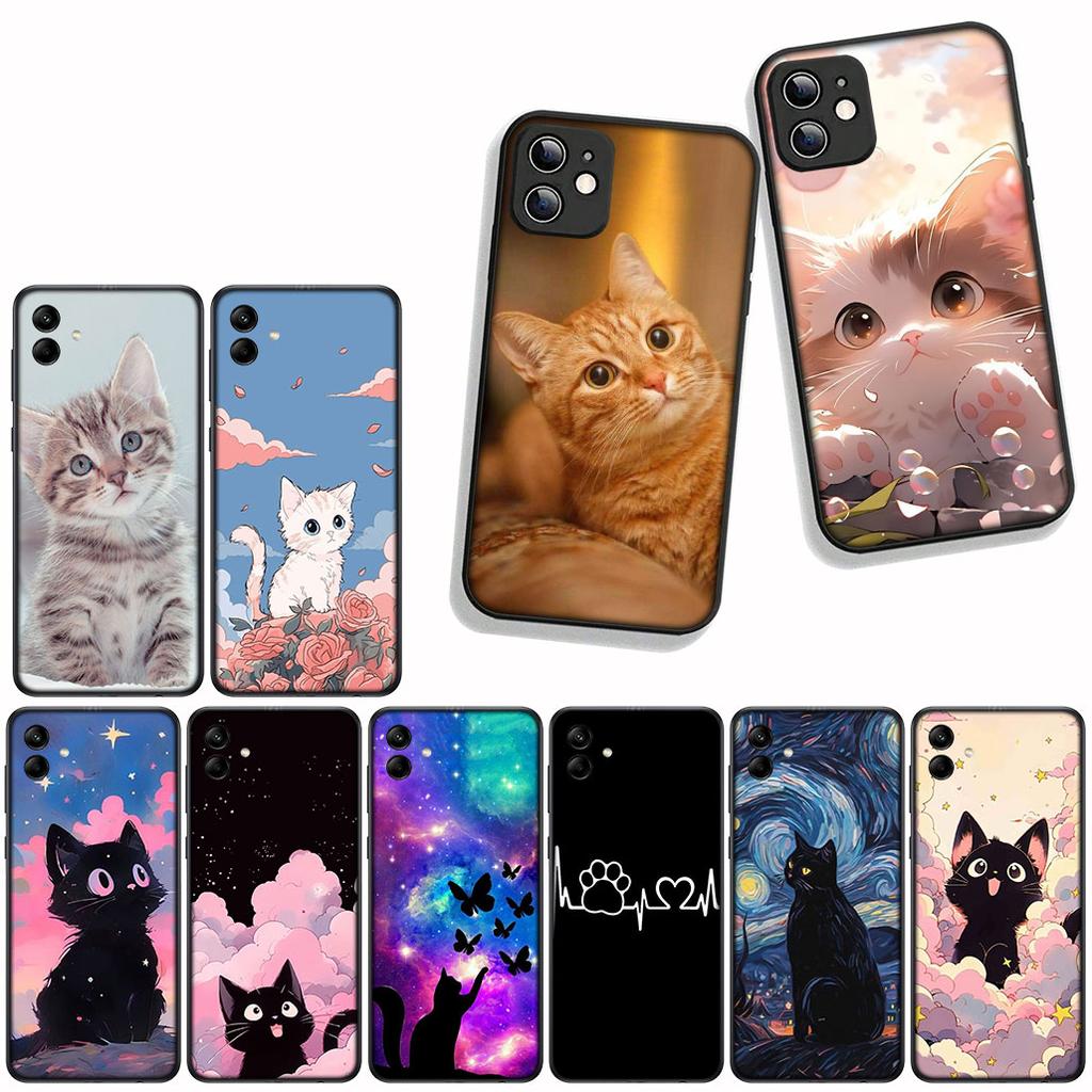 Cover for Motorola Moto Edge 50 30 Fusion 40 neo Ultra Pro G54 G24 G05 G35 G55 G64 G75 G84 G85 Case Kitten Cat Meow Wallpaper