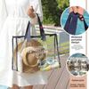 Portable Large Capacity Cosmetic Storage Bag Thickened Multi-functional PVC Makeup Bag Handheld Waterproof Swimming Bag Travel