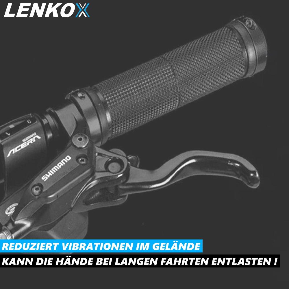 LENKOX Fahrrad Lenkergriffe ergonomische Lenker Griffe Fahrradgriffe schwarz