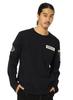 XL Long Sleeve Fatigue Crew Neck In Navy Men's T-Shirt (6113448) (087)