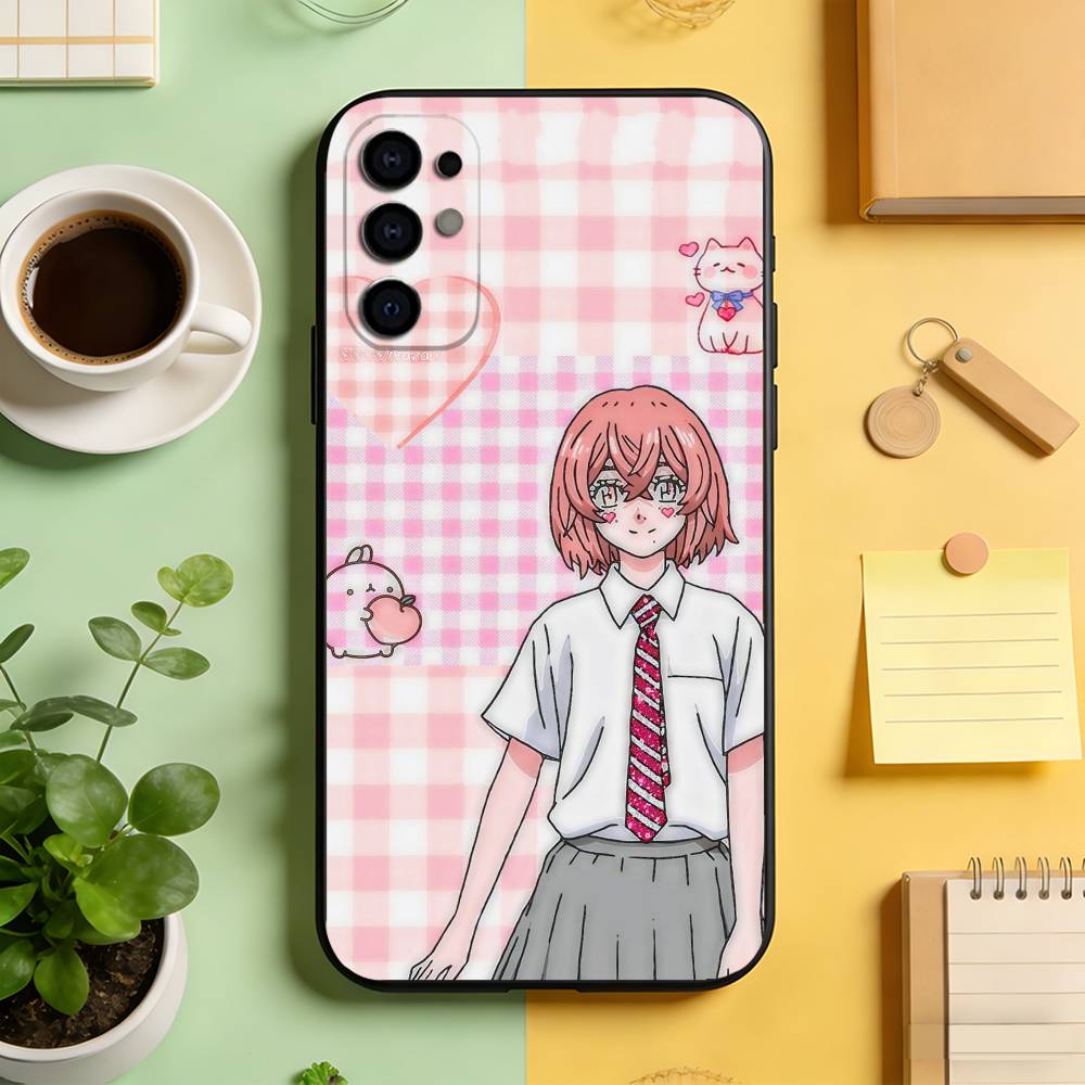 Tokyo Revengers Hinata Tachibana Phone Case Black Silicone Soft For Samsung S25,S24,S21,S22,S23,S30,Ultra,S20,Plus,Fe,Lite Samsung S22ULTRA5G